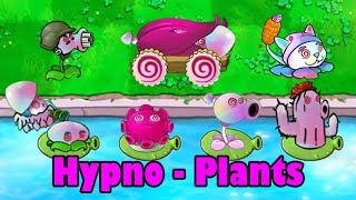 5 All Hypno Plants Vs 1 Giga Football Gargantuar  Who Will Win  Plants vs Zombies Battlez [upl. by Rebmak]