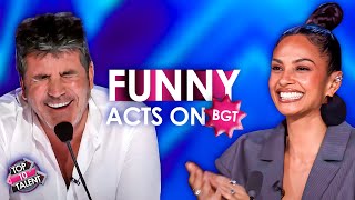 LAUGH OUT LOUD Moments On BGT 🤣 [upl. by Attennod]