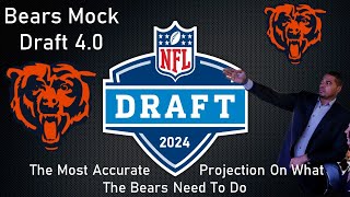 Bears Mock Draft 40  Drafting For the RIGHT NOW [upl. by Akehsay492]