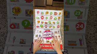 Mini Brands has an advent calendar minibrands adventcalendar adventcalendarunboxing miniature [upl. by Demetris]