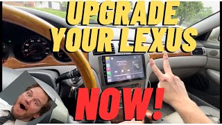 Lexus ES250 ES300 ES330 Amazon CarPlay Android Auto Touchscreen Radio and Backup Camera The End [upl. by Ymmas543]