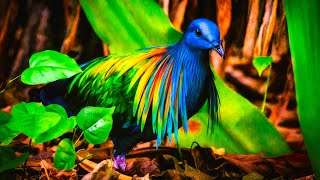 Nicobar Pigeon  Beautiful Pigeon [upl. by Nosemyaj]