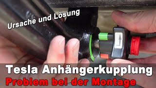 Tesla Model 3 Anhängerkupplung  Problem bei Montage [upl. by Eugatnom]