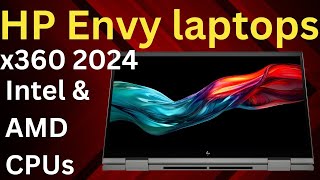 HP Envy x360 2024 laptops with the latest Intel amp AMD CPUs hp hplaptopreview hplaptop [upl. by Adleremse]