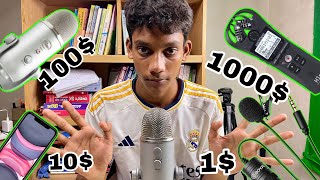 ASMR 1 microphone vs 1000 microphone which sound better for you [upl. by Lore731]