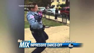 Police Officer Dance Battles Teen [upl. by Mcgannon]