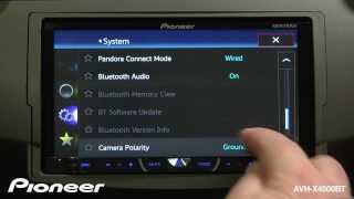 How To  AVHX4500BT  Rear View Camera Settings [upl. by Kristyn]