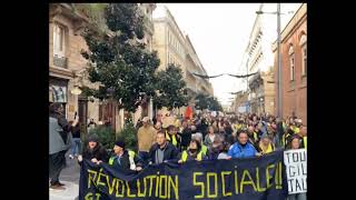 20182023  5 ANS DE MOBILISATION DES GILETS JAUNES  extrait de la manif de Toulouse du 18112023 [upl. by Anaeco]