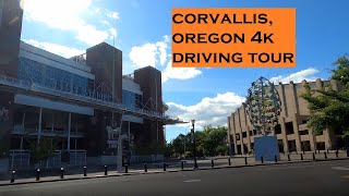 Corvallis Oregon  4k Driving Tour [upl. by Mingche]