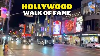 Samesun Hollywood Hostel with Free BreakfastWalk of FameHollywood Blvd Los Angeles California [upl. by Amling333]