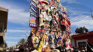 Carnaval Tarímbaro 2020 quotTorito de Petate del Barrio de la Doctrinaquot [upl. by Vas]