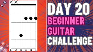 Is It Easy To LEARN ACOUSTIC GUITAR By Yourself Challenge Day 20 Moveable Fm Chord Shape [upl. by Sturdivant]