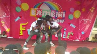 Future Leaders performs  the Bambini show at Efua Sutherland park [upl. by Aicertap449]