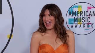 Kathryn Hahn Fashion  AMAs 2017 [upl. by Kcirneh]