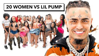 20 WOMEN VS 1 RAPPER LIL PUMP [upl. by Arhas]