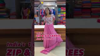 😱😱 woww trending 10 second wearing saree Join our WhatsApp group for price details 😎 [upl. by Adnana]