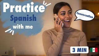 Practice Conversation in Spanish  Interactive Roleplay [upl. by Ehcram745]