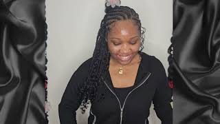 Boho Fulani Tribal Braids Tutorial [upl. by Moonier566]