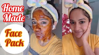 My Home mAde Face Pack ll home remedies ll caffeine face pack ll face care ll self love ll [upl. by Mclyman729]