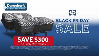 Durochers  Sealy Mattress Black Friday Sale [upl. by Eiboh]