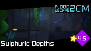 🌊Sulphuric Depths Sulphurous Sea Prequel  Insane ⭐45  Flood Escape 2 Community Maps [upl. by Kries]