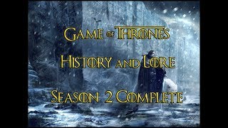 Game of Thrones  Histories and Lore  Season 2 Complete  ENG and TR Subtitles [upl. by Barncard278]