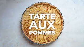 TARTE AUX POMMES Tarte alsacienne aux pommes recette facile à faire [upl. by Eidnil]