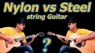 Steel string guitar vs nylon string guitar [upl. by Fisa]