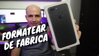 IPHONE 7 PLUS ✔️Restaurar De Fabrica O Borrado General de tu MÓVIL FÁCIL y RÁPIDO📱OrientadorMovil [upl. by Dev]