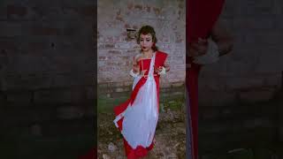 Dhaker Taley 🪷 আজ নিজেকে নতুন লাগে 🪷 shorts durgapuja durgapujaspesal2024 dancebymegha youtube [upl. by Ulysses117]