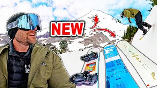 Testing New Snowboard amp Boots at a New Mountain [upl. by Mariel]