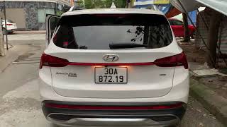 Hyundai Santafe lên led cốp  chuyển xi nhan lên cao [upl. by Spain]