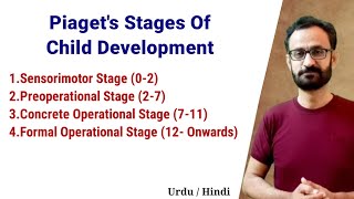 Piagets Cognitive Development Theory  Piaget Stages Of Child Development  CTET 2024  CDP [upl. by Hillman]