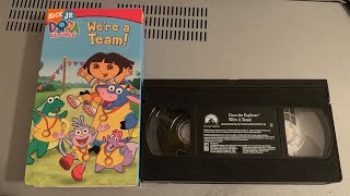 Opening to Dora the Explorer We’re a Team 2006 VHS [upl. by Blackman]