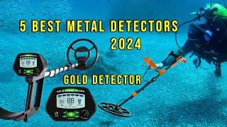 Top 5 Best Metal Detectors 2024  Gold Detector [upl. by Nesmat114]