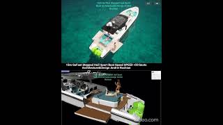 15m GoFast Stepped Hull Sport Boat Speed SPEED 50 knots ArchitectureampDesign Andrei Rochian [upl. by Iaverne]