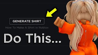 How To Make a SHIRT in ROBLOX 2024 [upl. by Spiers]