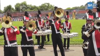 Madre Marching Band en cierre del mes cívico [upl. by Nasah]