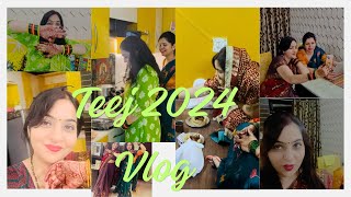 Hariyali Teej 2024  Family Vlog [upl. by Vokaay]