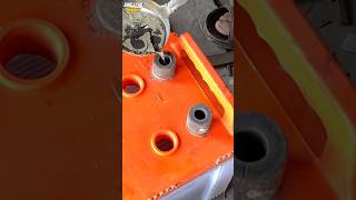 How to make TERMINALS of Lead Acid Battery short batteryrecycling howto [upl. by Asseneg]