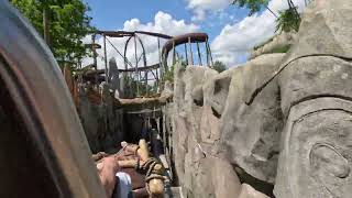 Toutatis at Parc Astérix Row 2 OnRide POV No Copyright 4K60  May 2024 [upl. by Kaye]