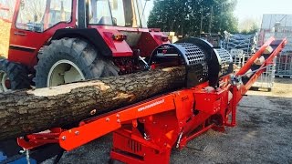 Firewood processor Hakki Pilke EASY 42 zaagkloofmachine [upl. by Mellette952]