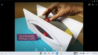 DIY 2D MIRASCOPE at home forms 3 D hologram of object  easy and simple science project works 100 [upl. by Kirwin]