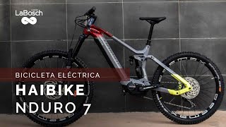 Espectacular MTB eléctrica Haibike Nduro 7  LaBosch [upl. by Mahtal806]