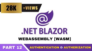 Blazor Webassembly Custom Authentication Blazor Tutorial C  Part 12 [upl. by Sloatman668]