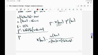 163 Zadaci iz hemije  Koligativna svojstva rastvora 2deo [upl. by Jaclyn]