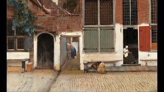 Ansicht von Häusern in Delft von Jan Vermeer  Video von Günter Frei Official Video [upl. by Coffey122]