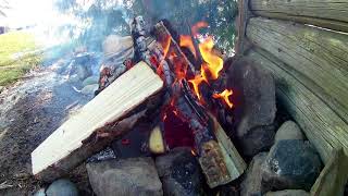 testing ozark trails small cast iron griddle [upl. by Euqinue367]