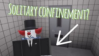 I’m in solitary confinement… solitary confinement simulator Roblox [upl. by Nuahsyt570]