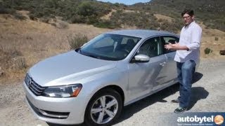 2013 Volkswagen Passat TDI Test Drive amp Turbo Diesel Car Video Review [upl. by Lucias]